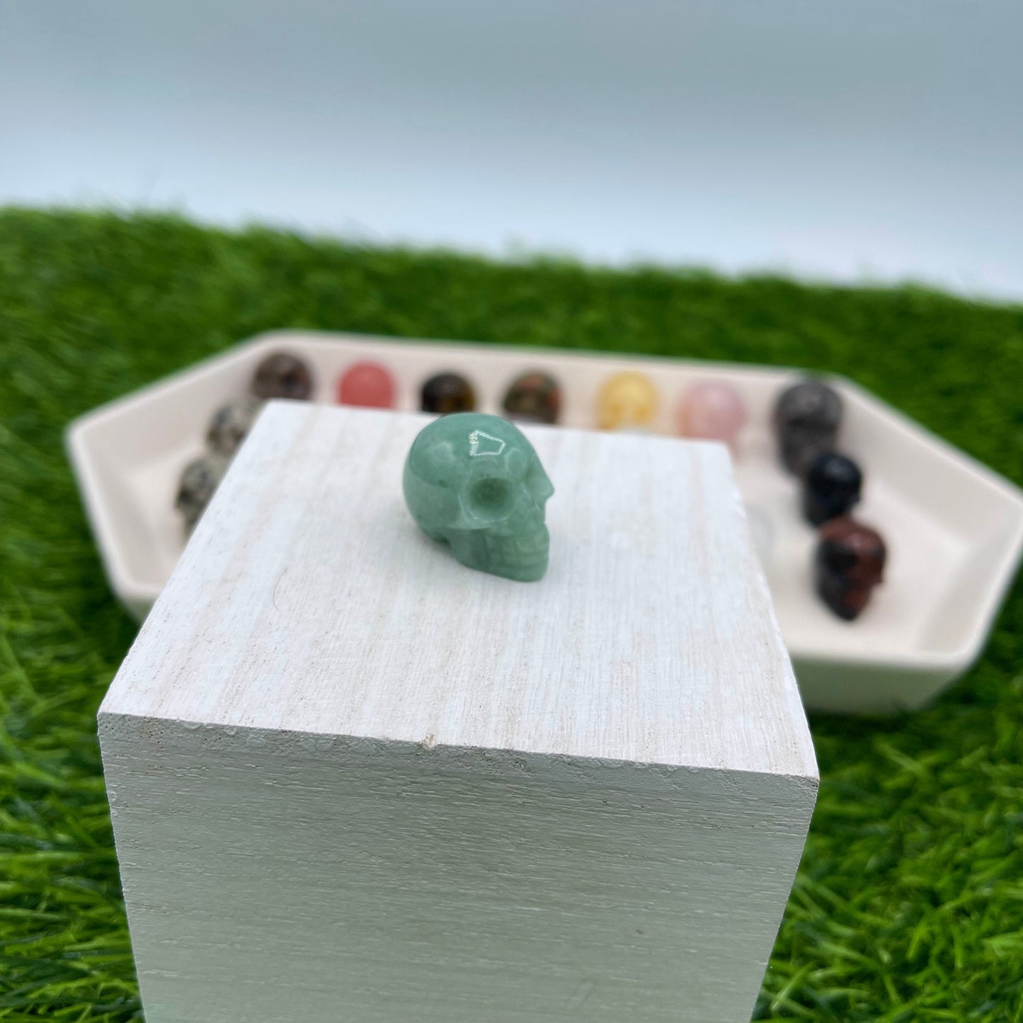 Mini Crystal Skull Carving