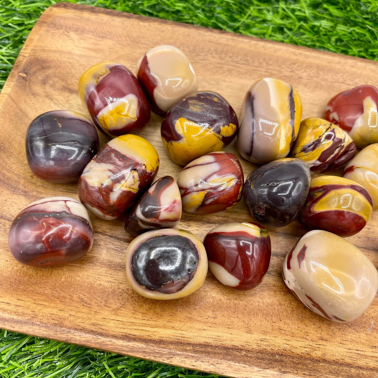 Vibrant Mookaite Tumbled Stones