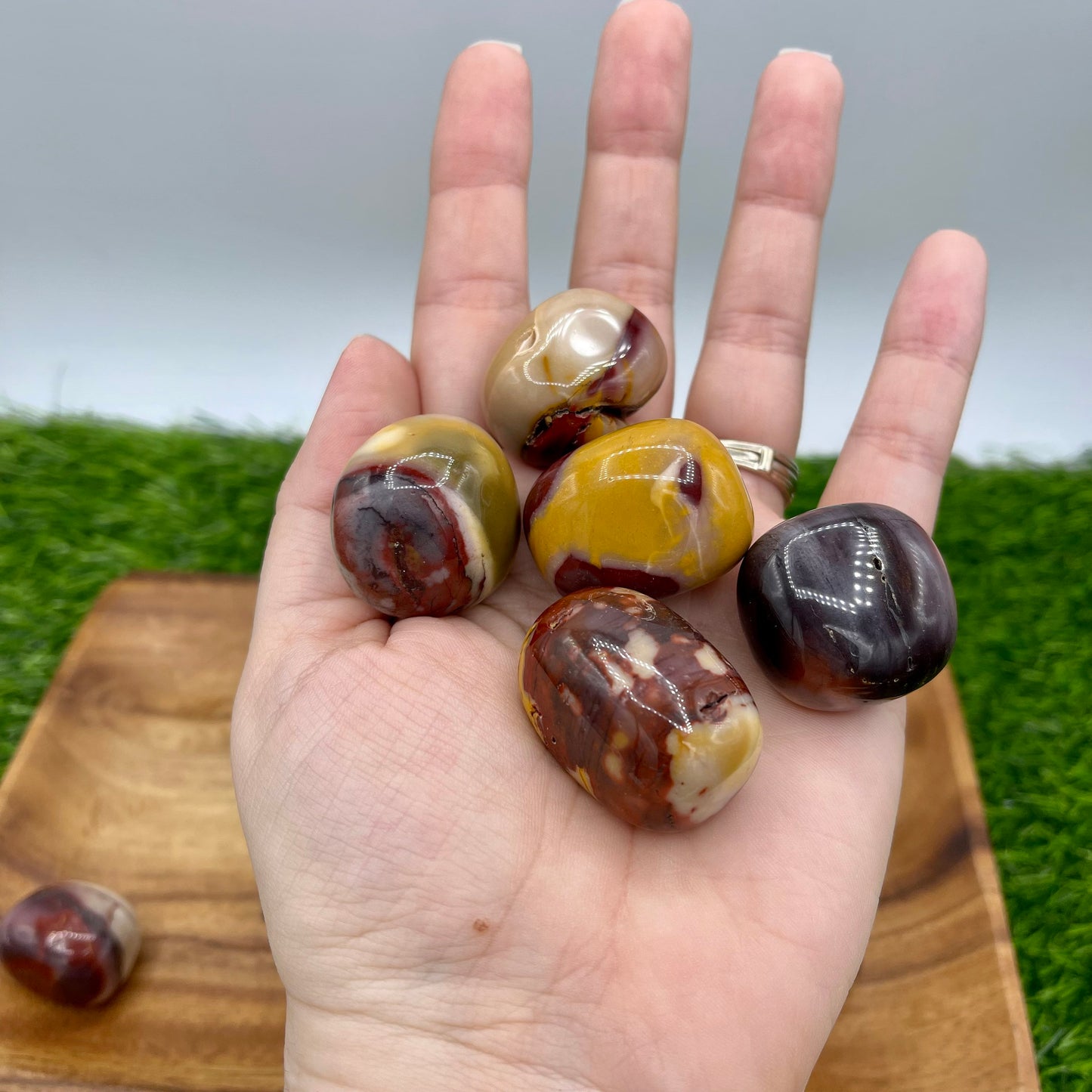 Vibrant Mookaite Tumbled Stones