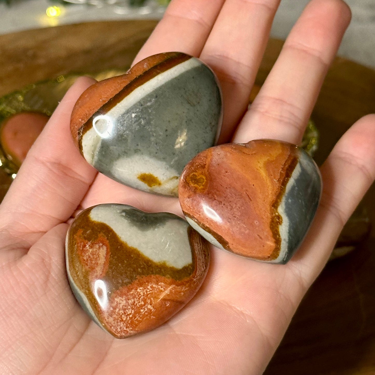 Small Polychrome Hearts Colorful