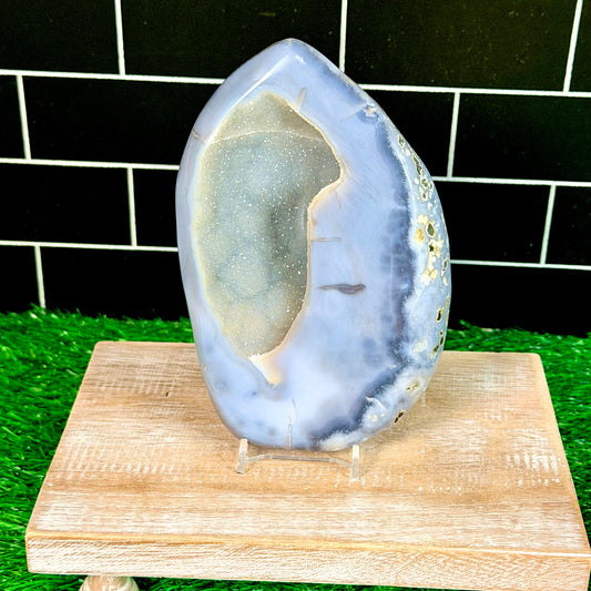 Blue Sugar Druzy Agate Free Form