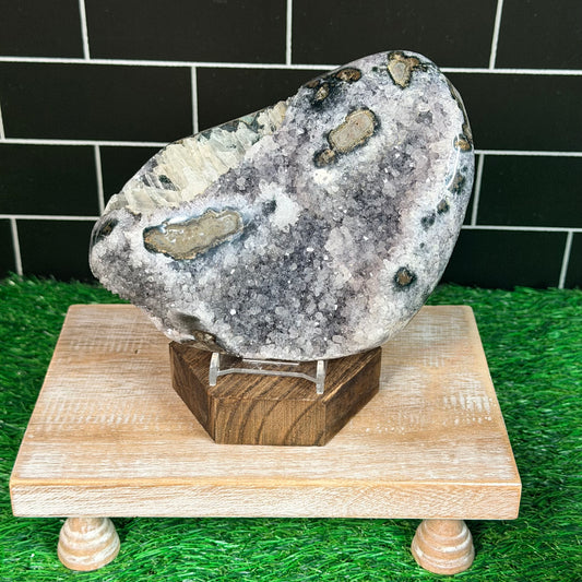 Blue Amethyst Calcite