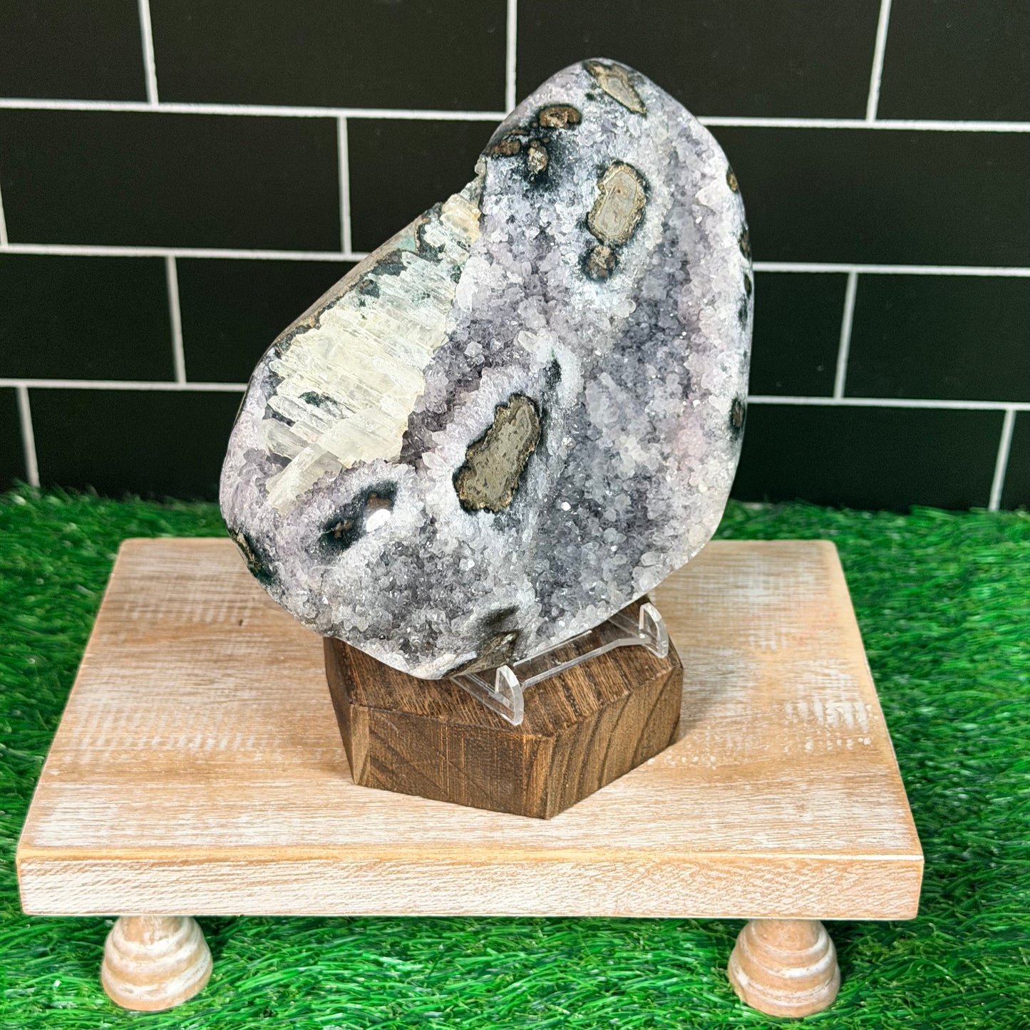 Blue Amethyst Calcite