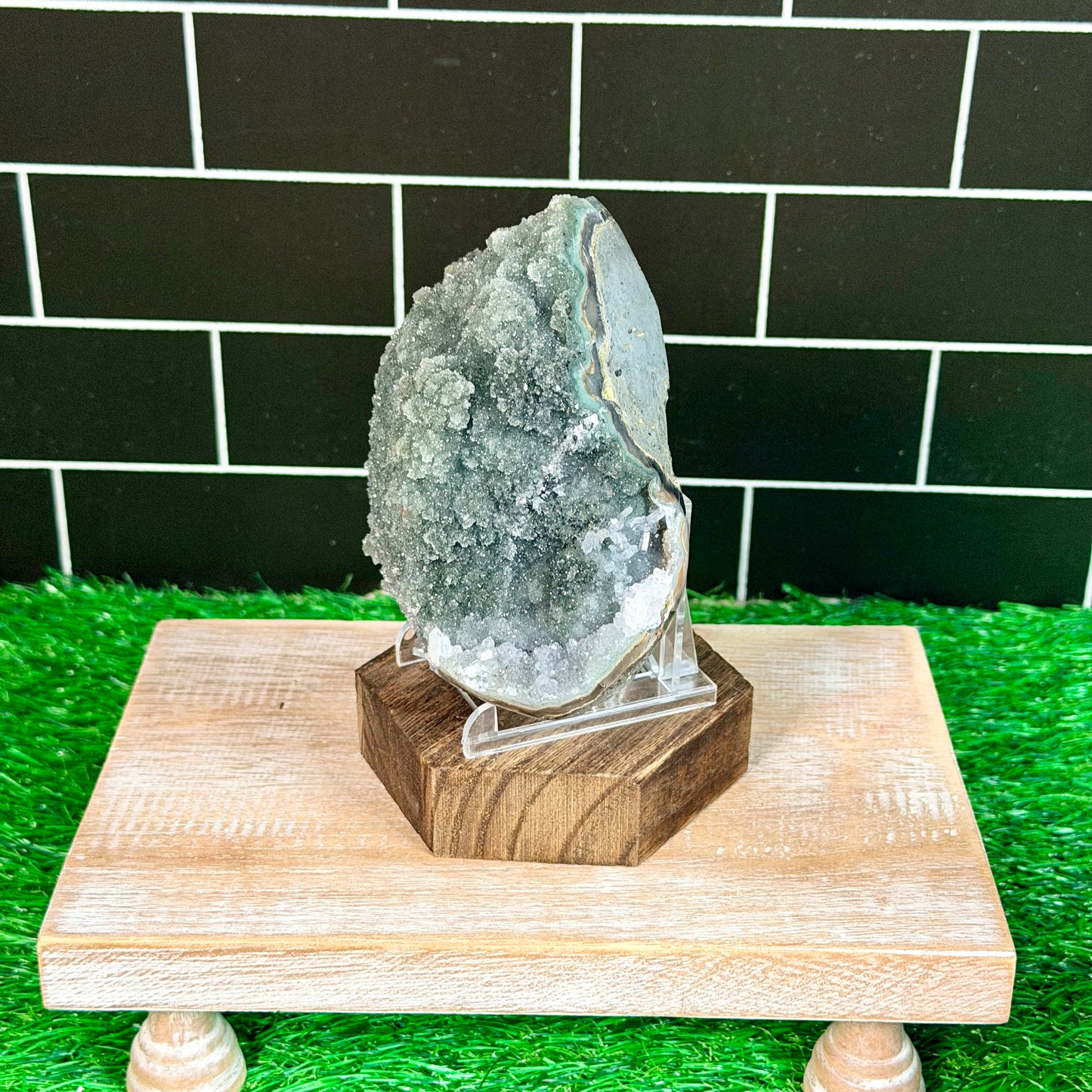 Green Sugar Agate Free Form