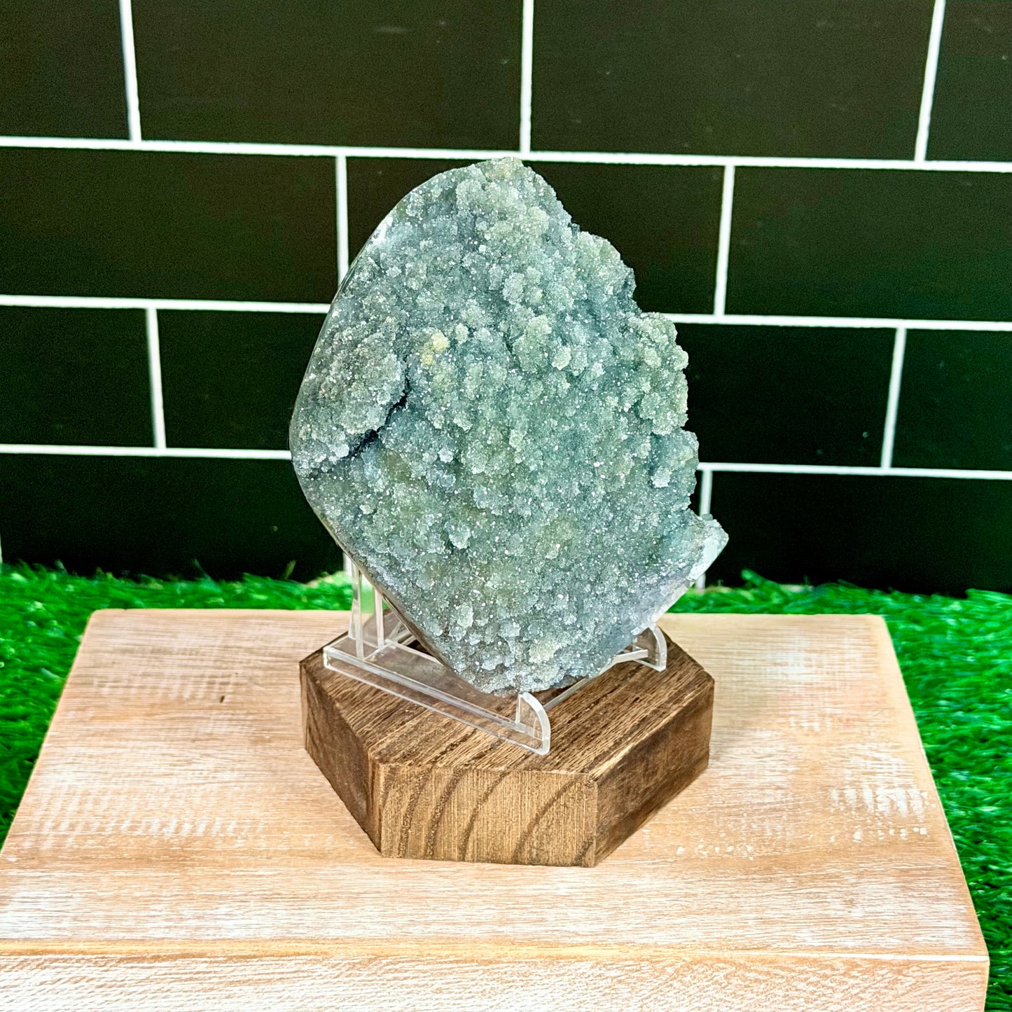 Green Sugar Agate Free Form