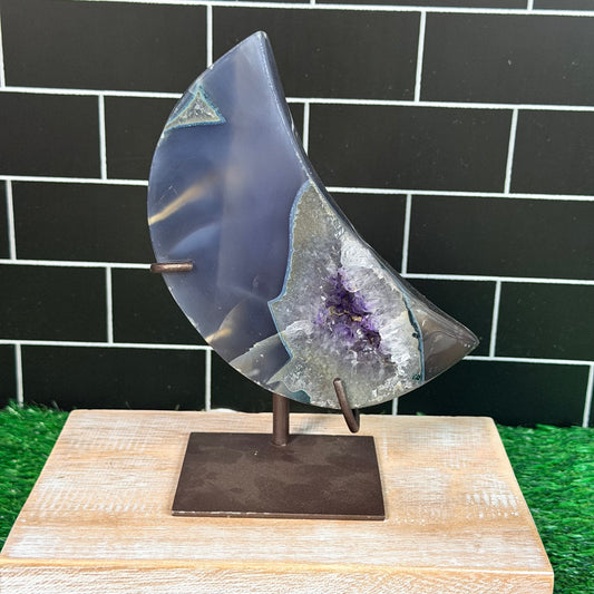 Agate Amethyst Moon