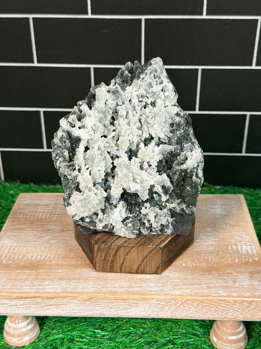 Black Chalcedony Prehnite