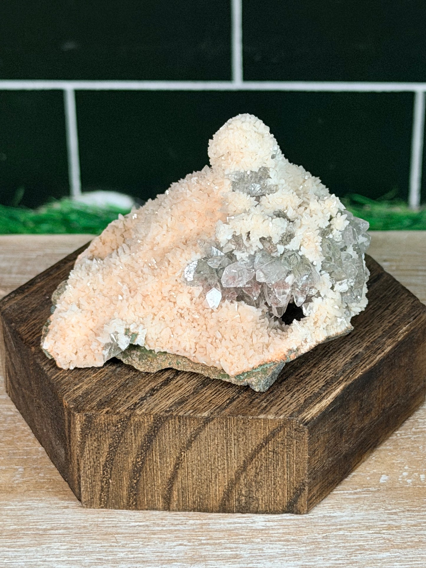 Pink Heulandite Calcite
