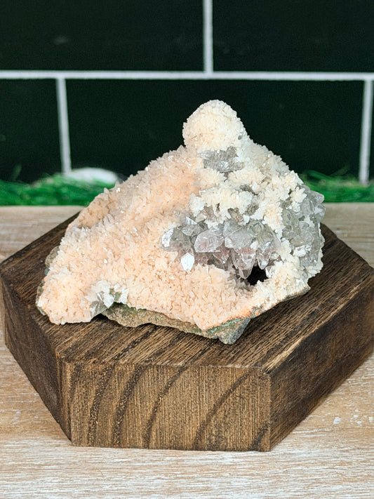 Pink Heulandite Calcite