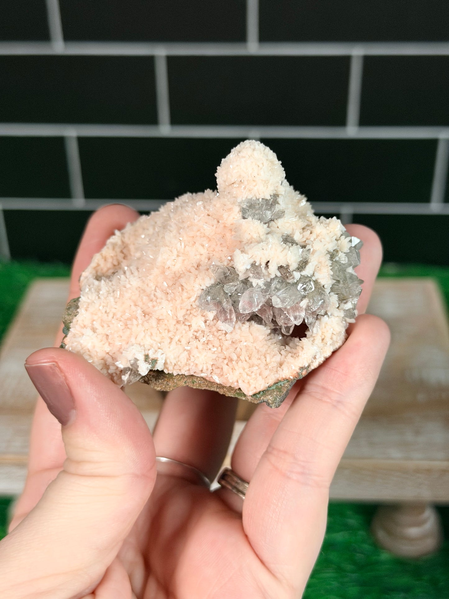 Pink Heulandite Calcite