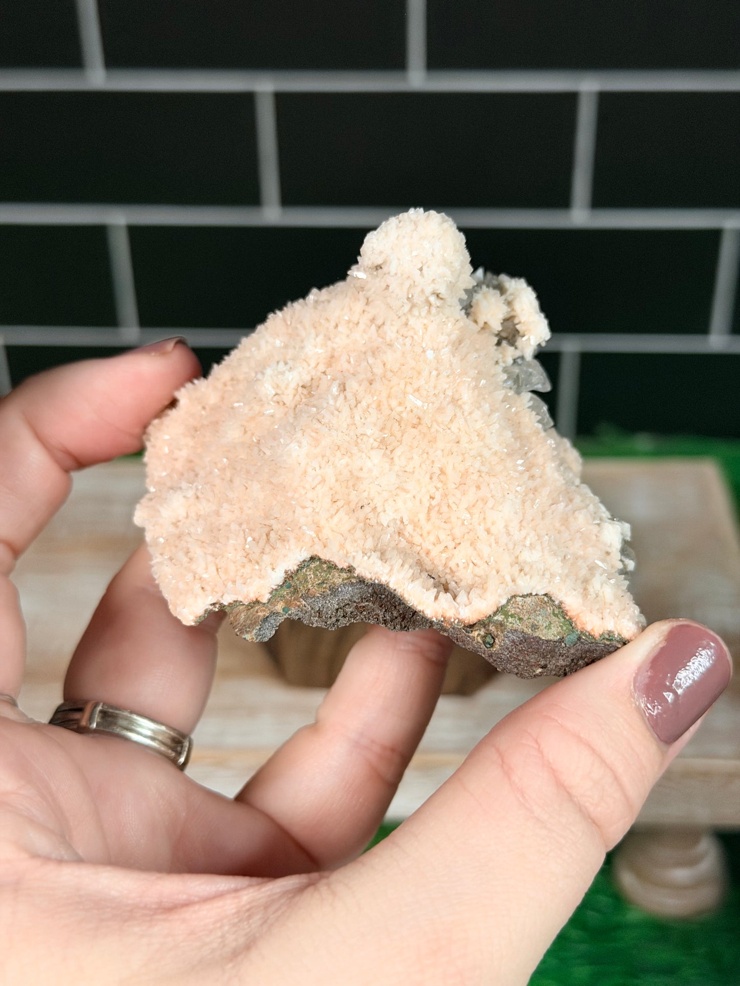 Pink Heulandite Calcite
