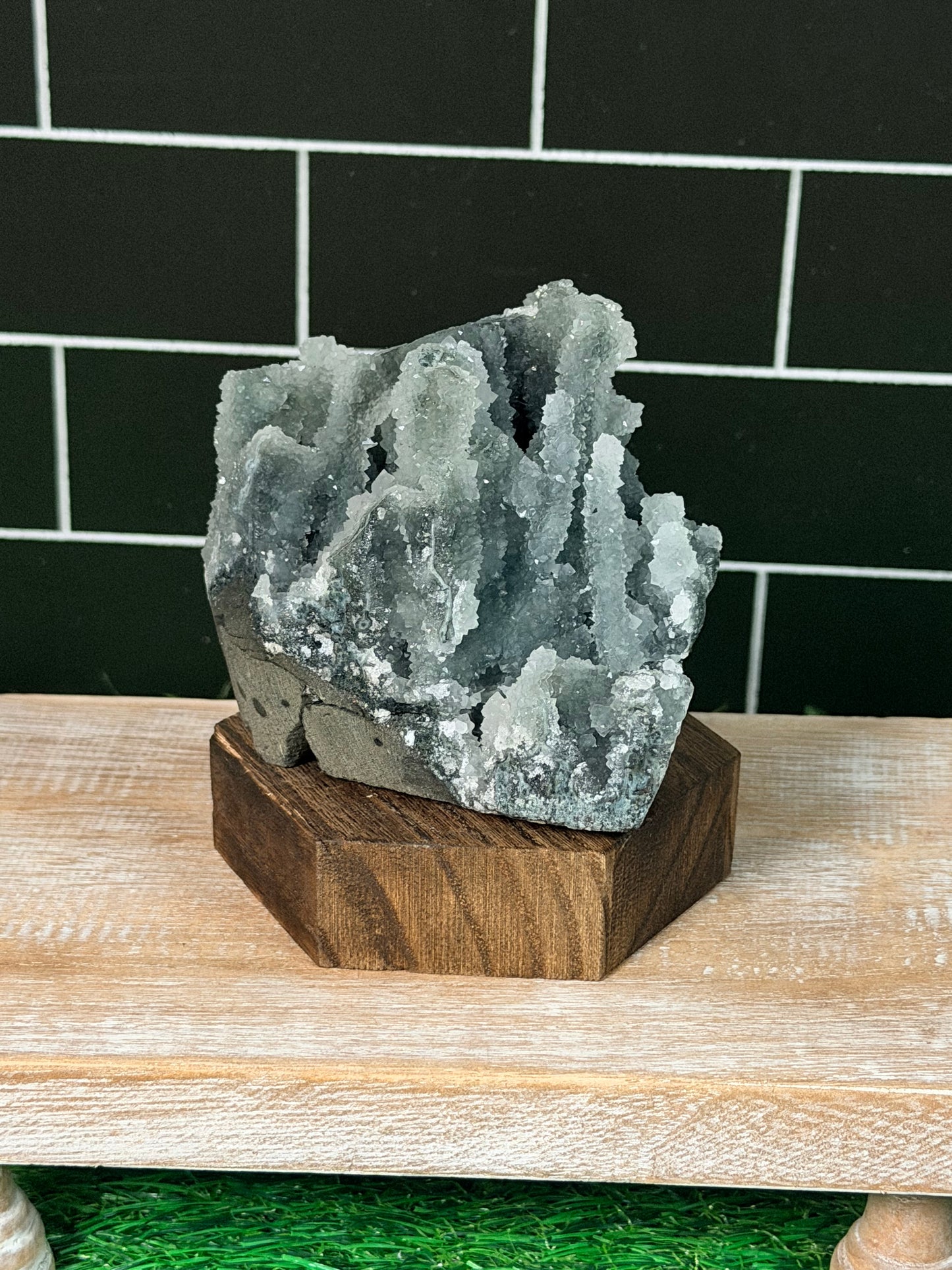 Green Chalcedony Stalactite