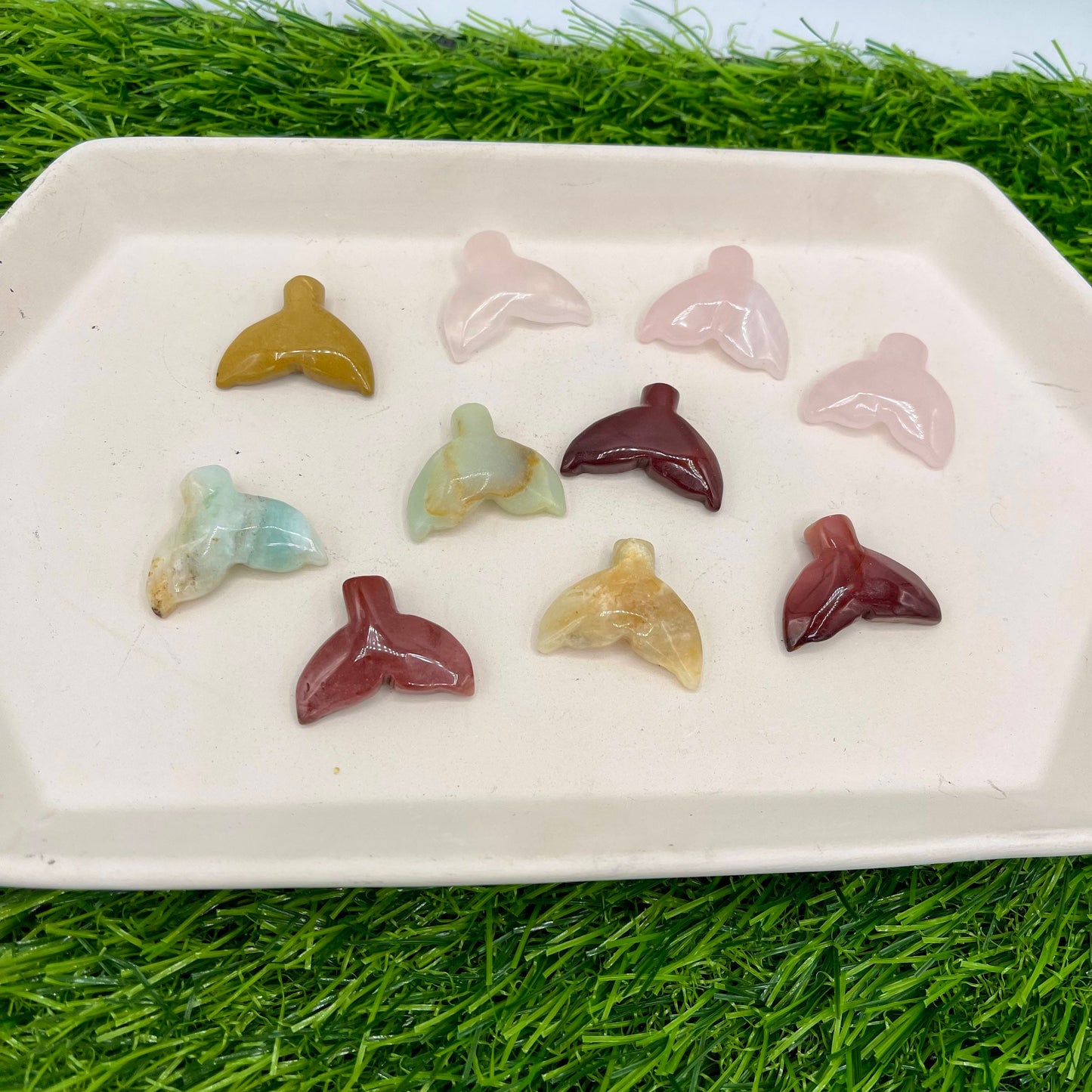 Mini Natural Stone Mermaid Tails