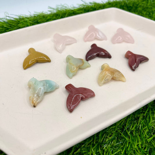 Mini Natural Stone Mermaid Tails