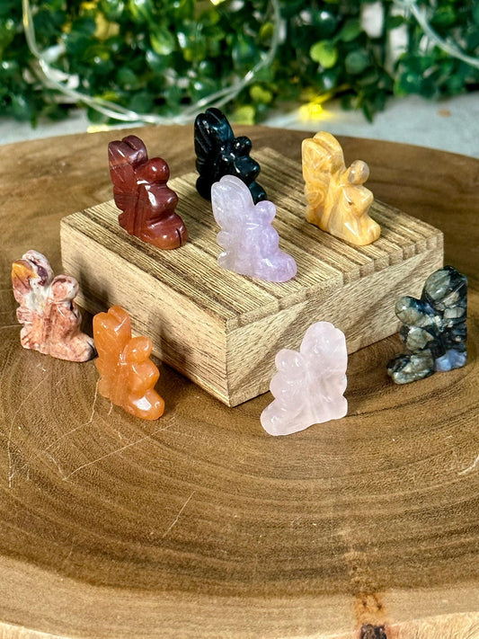 Mini Fairy Crystal Stone Carving