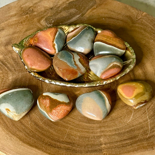 Small Polychrome Hearts Colorful