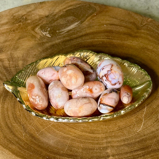 Red Flower Agate Medium Tumbles Carnelian Flower Agate